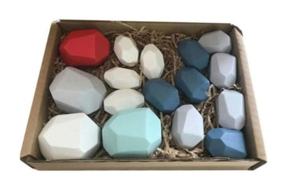 Colored Stones Jenga Colored Boys And Girls Simulation Stones