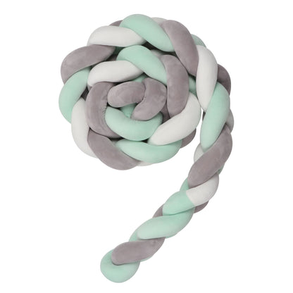 Knotted Long Pillow Three-strand Twist Spandex Bed Fence Baby
