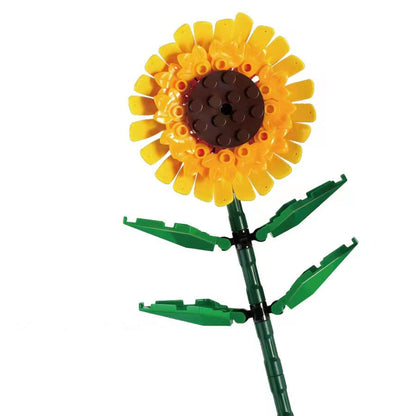 Rose Bouquet Tulip Small Particle Building Block Assembly