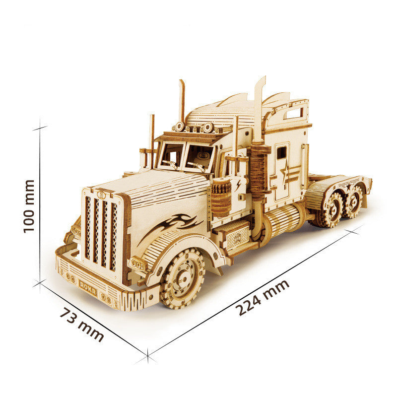 Wooden DIY Assembled Toy Model Building