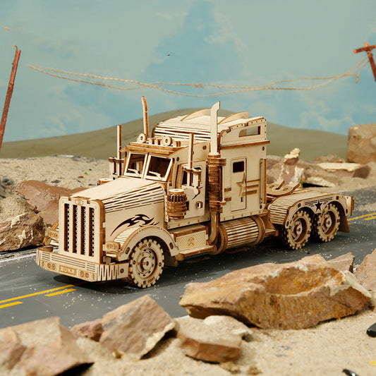 Wooden DIY Assembled Toy Model Building
