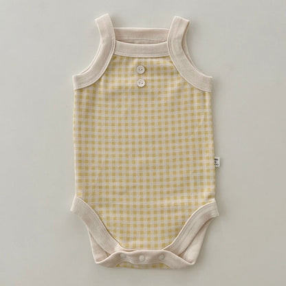 Newborn Cotton Sleeveless Jumpsuit Vest Garments