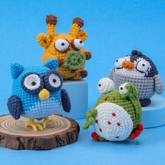 Ugly Doll Cartoon Animal Crocheted Material Package