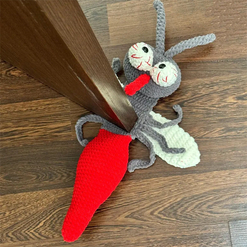 Hand-knitted Creative Animal Door Stop Ornaments