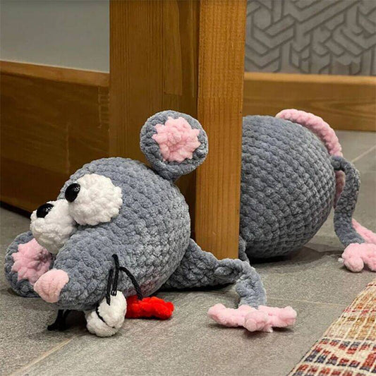 Hand-knitted Creative Animal Door Stop Ornaments