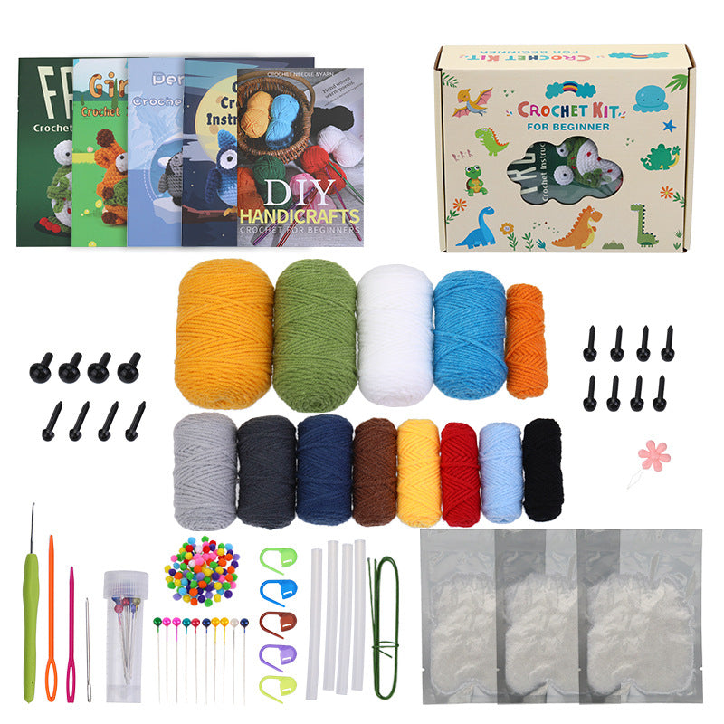 Ugly Doll Cartoon Animal Crocheted Material Package