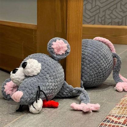 Hand-knitted Creative Animal Door Stop Ornaments