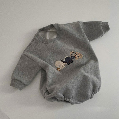 Ins Infant Toddler Korean Style Winter Clothes Jumpsuit