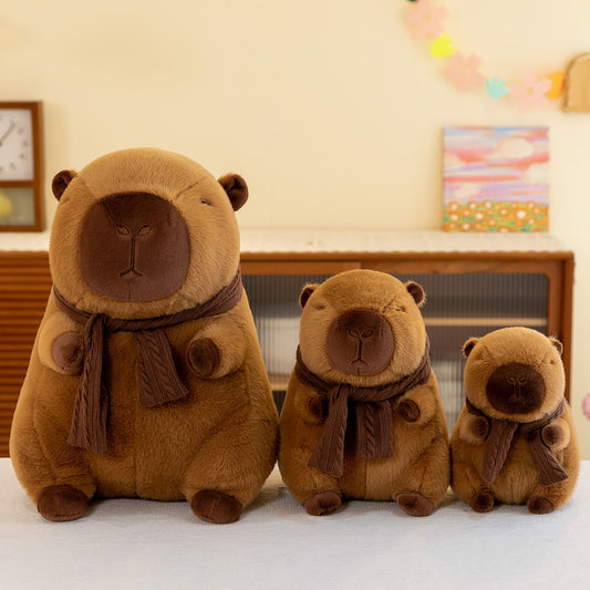 Cute Scarf Capabala Figurine Doll