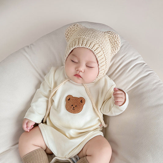 Korean Baby Cute Cartoon Ear Protection Hat