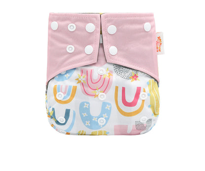 Western Style Digital Printing Bamboo Charcoal Diapers