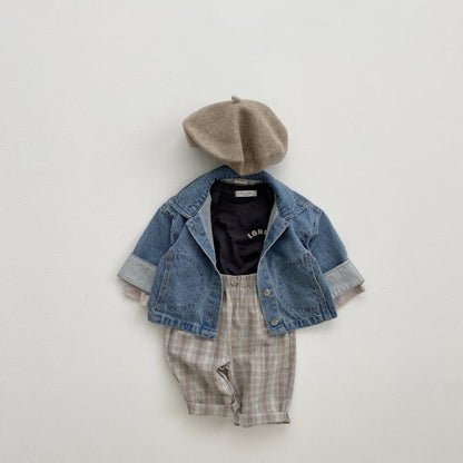 Men's Treasure Babies' Trousers Plaid Pants Leisure
