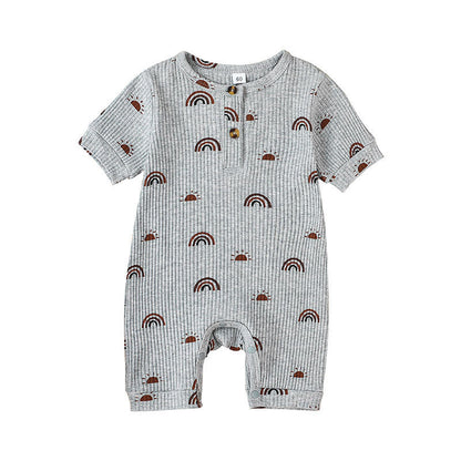 Summer New Short Sleeves For Baby And Infants Rompers Jumpsuit