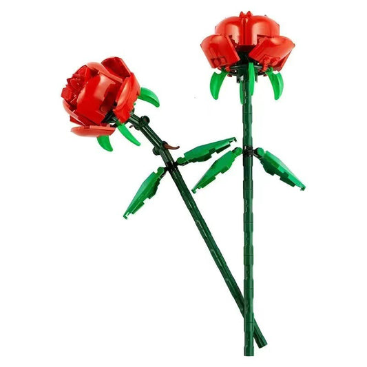Rose Bouquet Tulip Small Particle Building Block Assembly