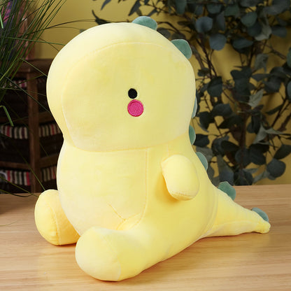 Dinosaur Plush Toy Girl Heart Pillow Doll