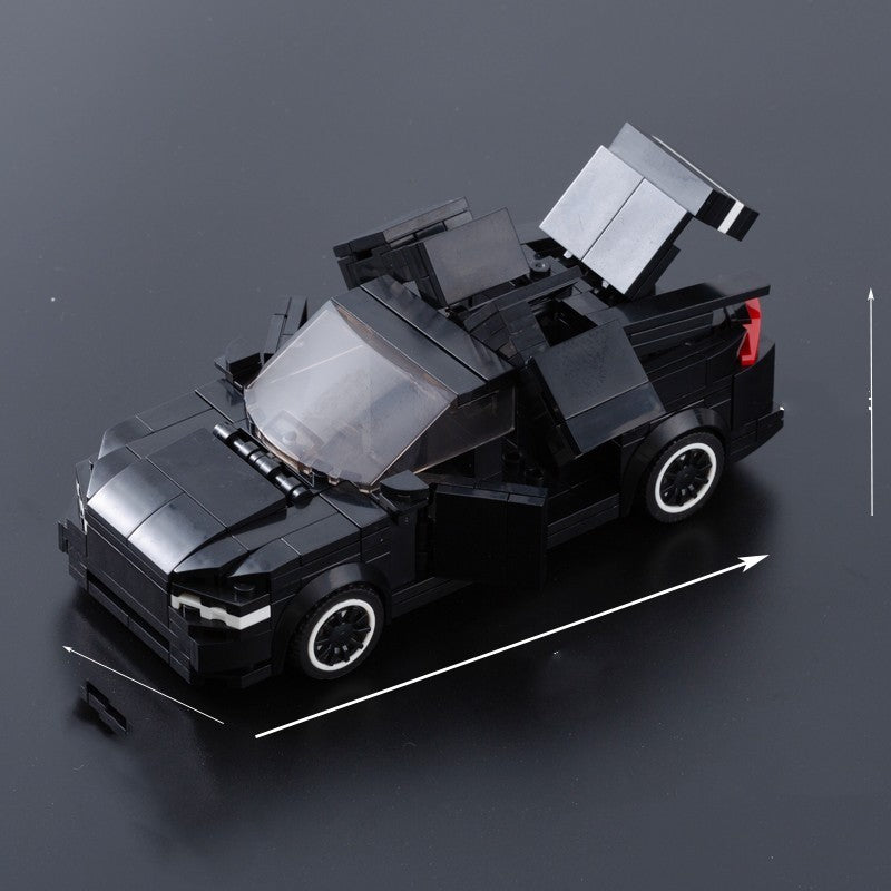 A Tesla Toy Car Piece-together Model Benefits Intelligence
