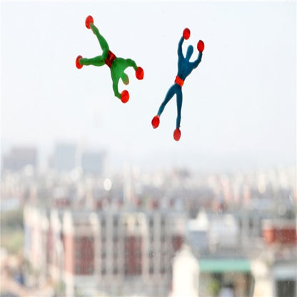 Small Sticky Man Climb On The Wall Children Toys Stick Man Bendy Toy Wall Climbing Man