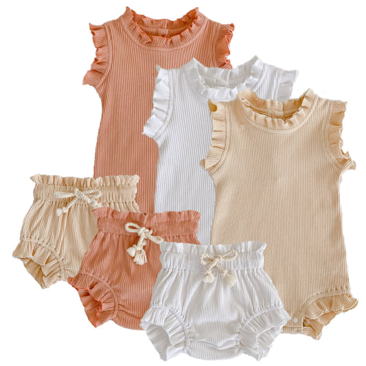 Women's Drawstring Bottom-enlarged Pants Romper Suit