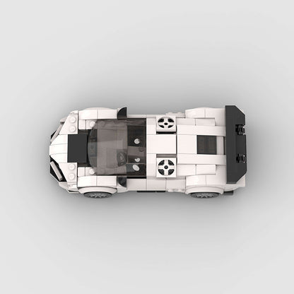 Built-up Block Series 8-grid Racing Model