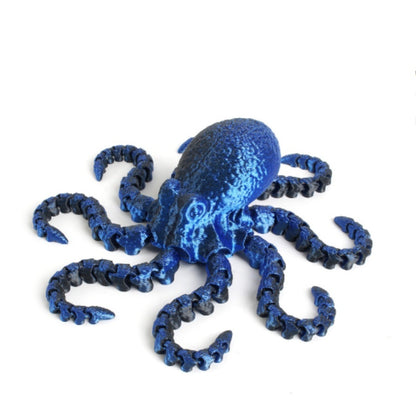 Cute Movable Joint Print Octopus Toy