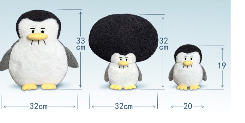 Penguin Action  Sad Expression Doll Plush Toy