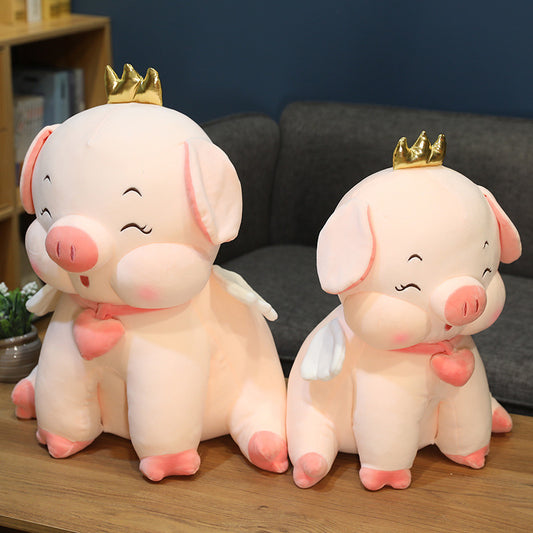 Angel Pig Plush Toy Doll