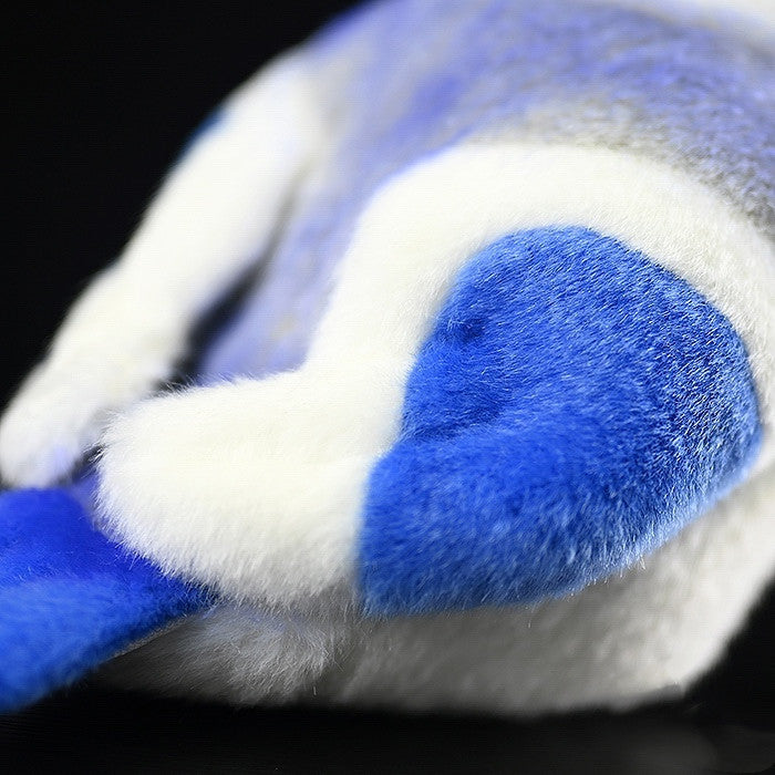 Gray Blue Tit Fat Chirp Plush Toy