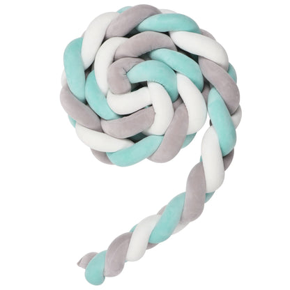 Knotted Long Pillow Three-strand Twist Spandex Bed Fence Baby