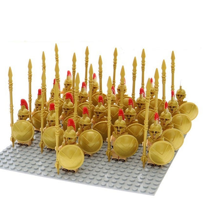 Roman Commander Cavalry Series Assembled Building Block Miniature Toys