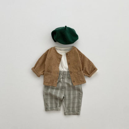 Men's Treasure Babies' Trousers Plaid Pants Leisure